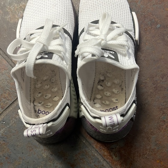 NMD_R1 White Tech Purple Runner - Picture 5 of 7